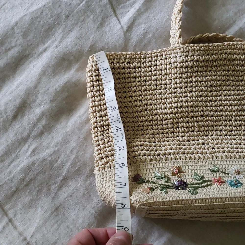 Cappelli straworld embroidered purse - Picture 10 of 16